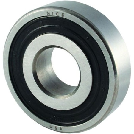 Nice Ball Bearing Single Row Ball Bearing; 1/2 in. Bore; 1-1/8 in. Outside Diameter; 3/8 in. Outer Race width 3016DCTNTG18